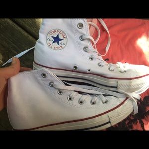White converse size 8